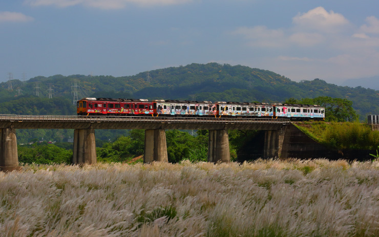 台鉄内湾線ペイント列車
