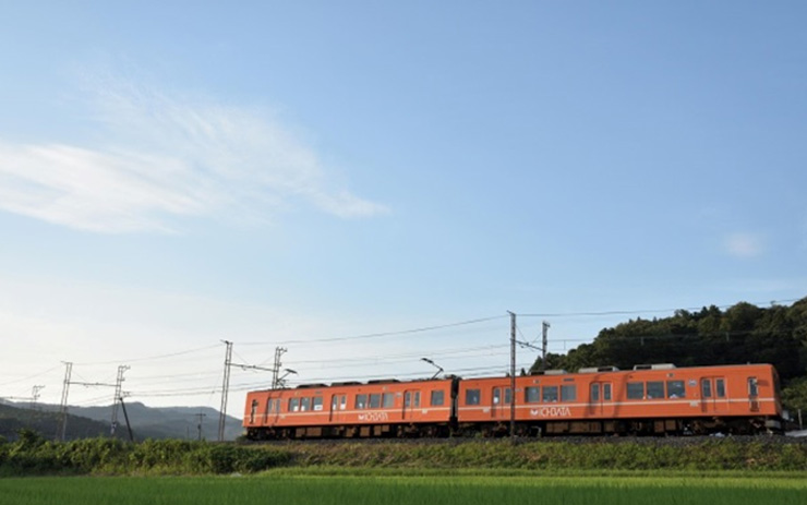 一畑電車1002・1102号北松江線(一畑口駅~伊野灘駅)