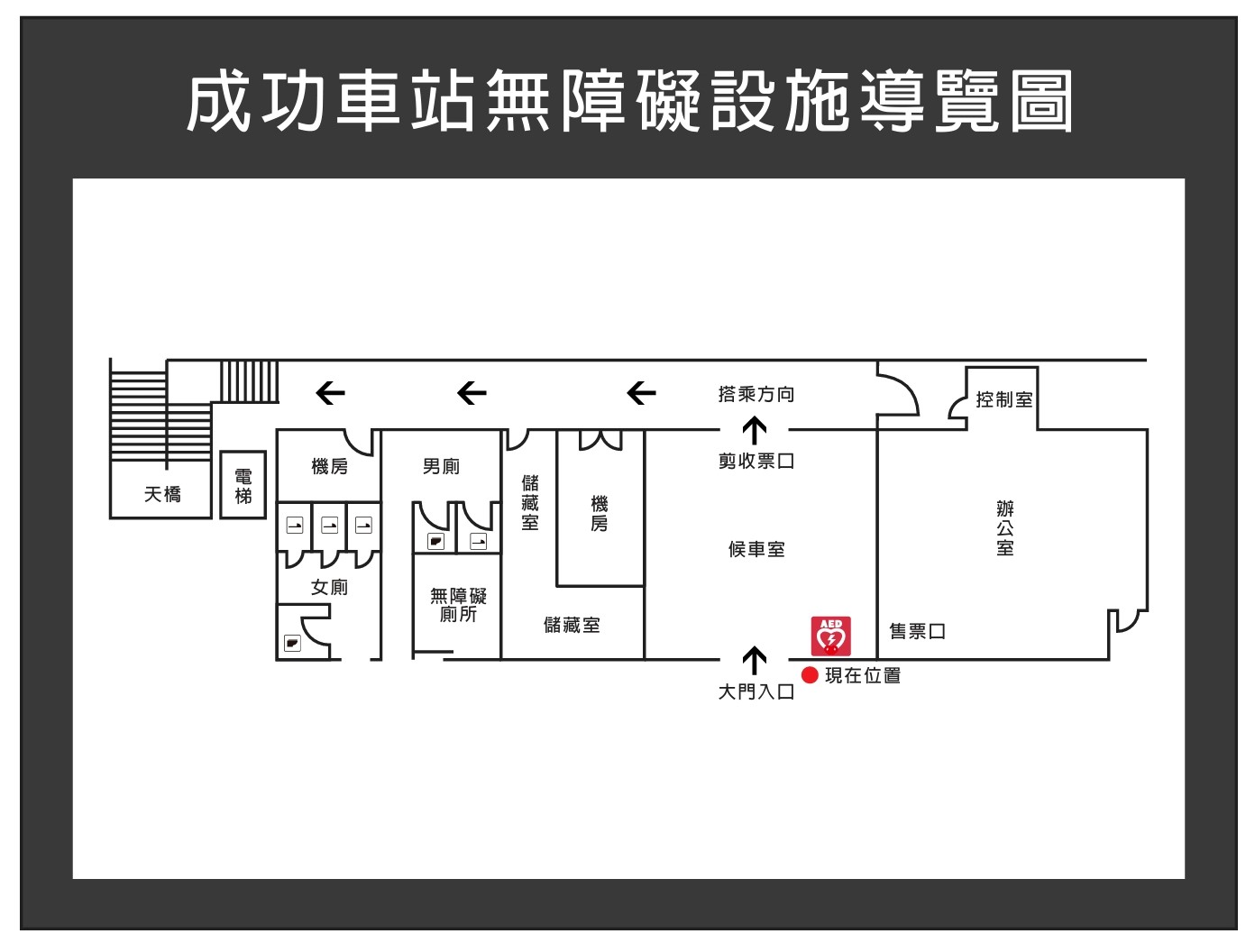 成功車站 平面圖 1