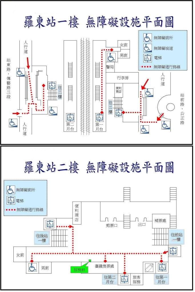 羅東車站 平面圖 1